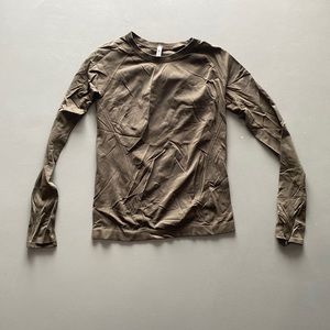 Army Green Women’s Athleta long sleeve